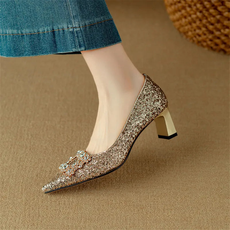 Gloria Glitzer-Pumps