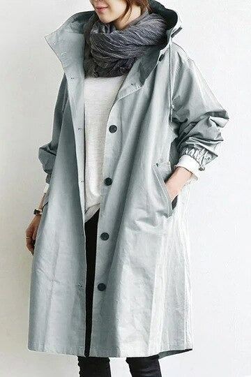 Phoebe | Trenchcoat mit Kapuze