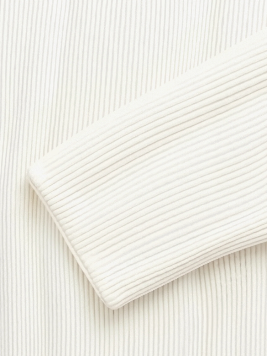 Gestrickte Weste mit Reißverschluss