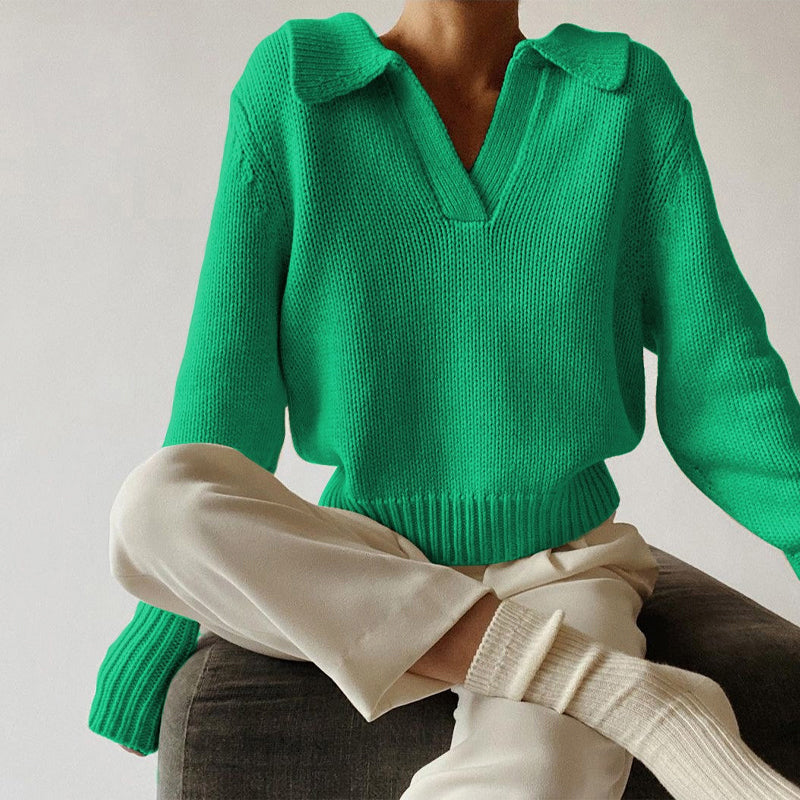 Sofia Amoretti Riley Polo Pullover