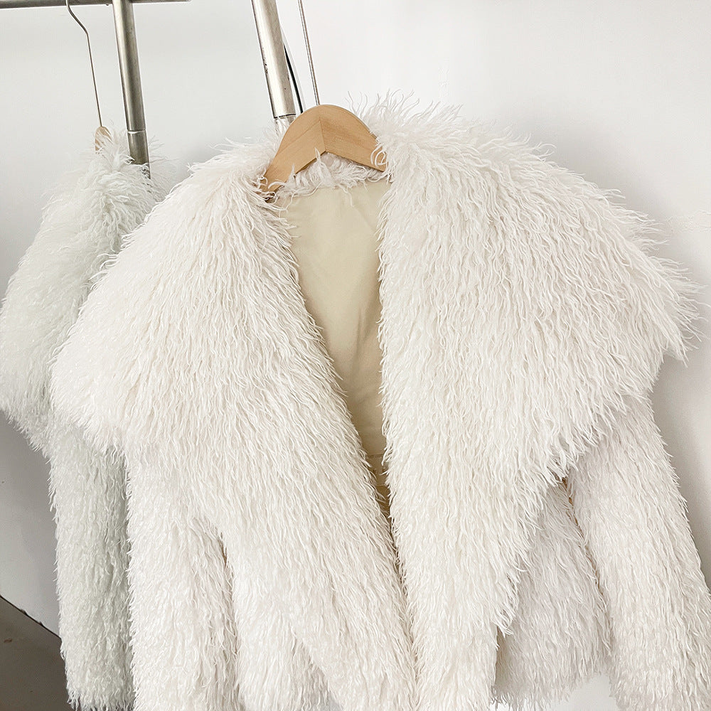 Sofia Amoretti Cozy Curl Kunstfellmantel