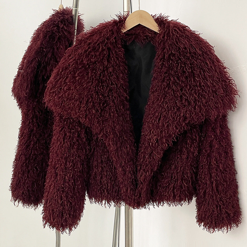 Sofia Amoretti Cozy Curl Kunstfellmantel