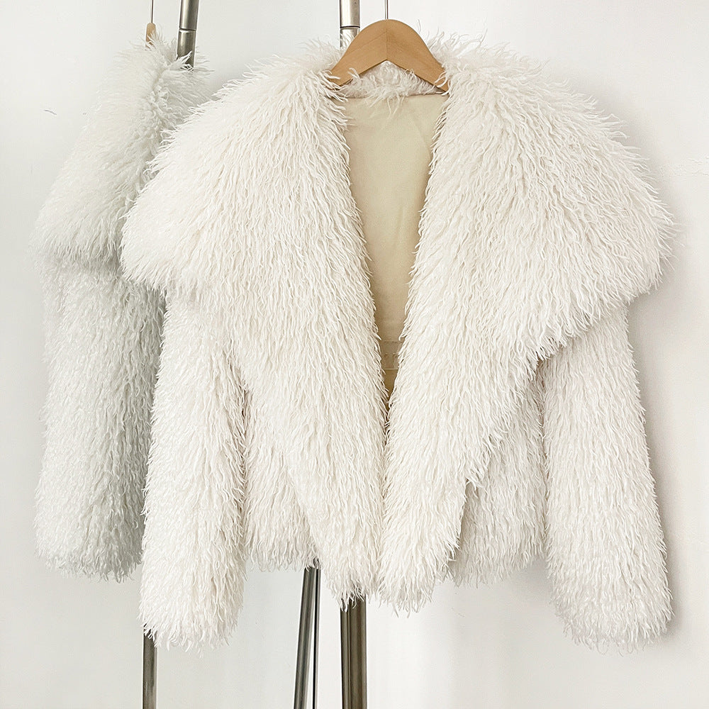 Sofia Amoretti Cozy Curl Kunstfellmantel