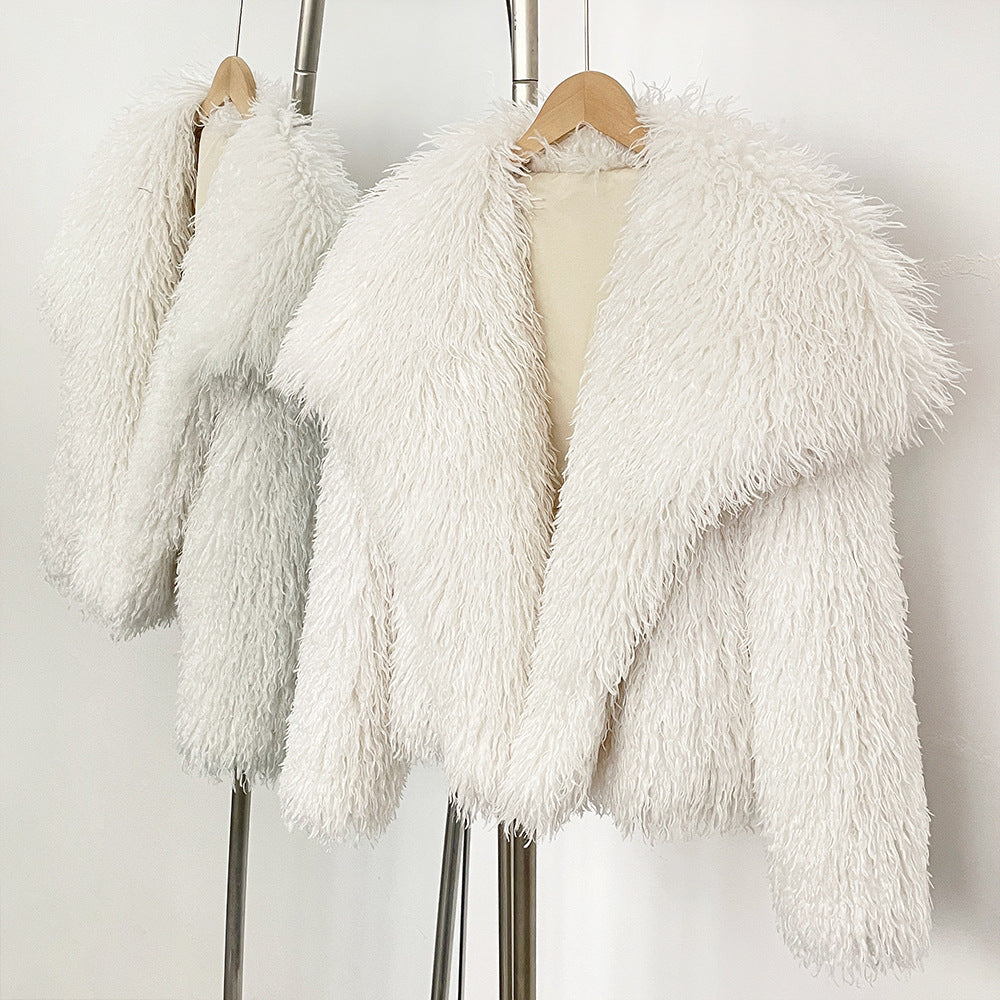 Sofia Amoretti Cozy Curl Kunstfellmantel
