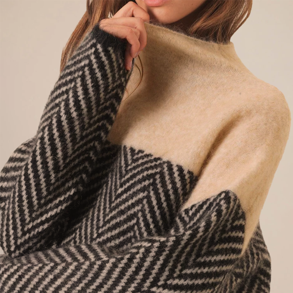 Adelie | Premium-Strick-Rollkragenpullover