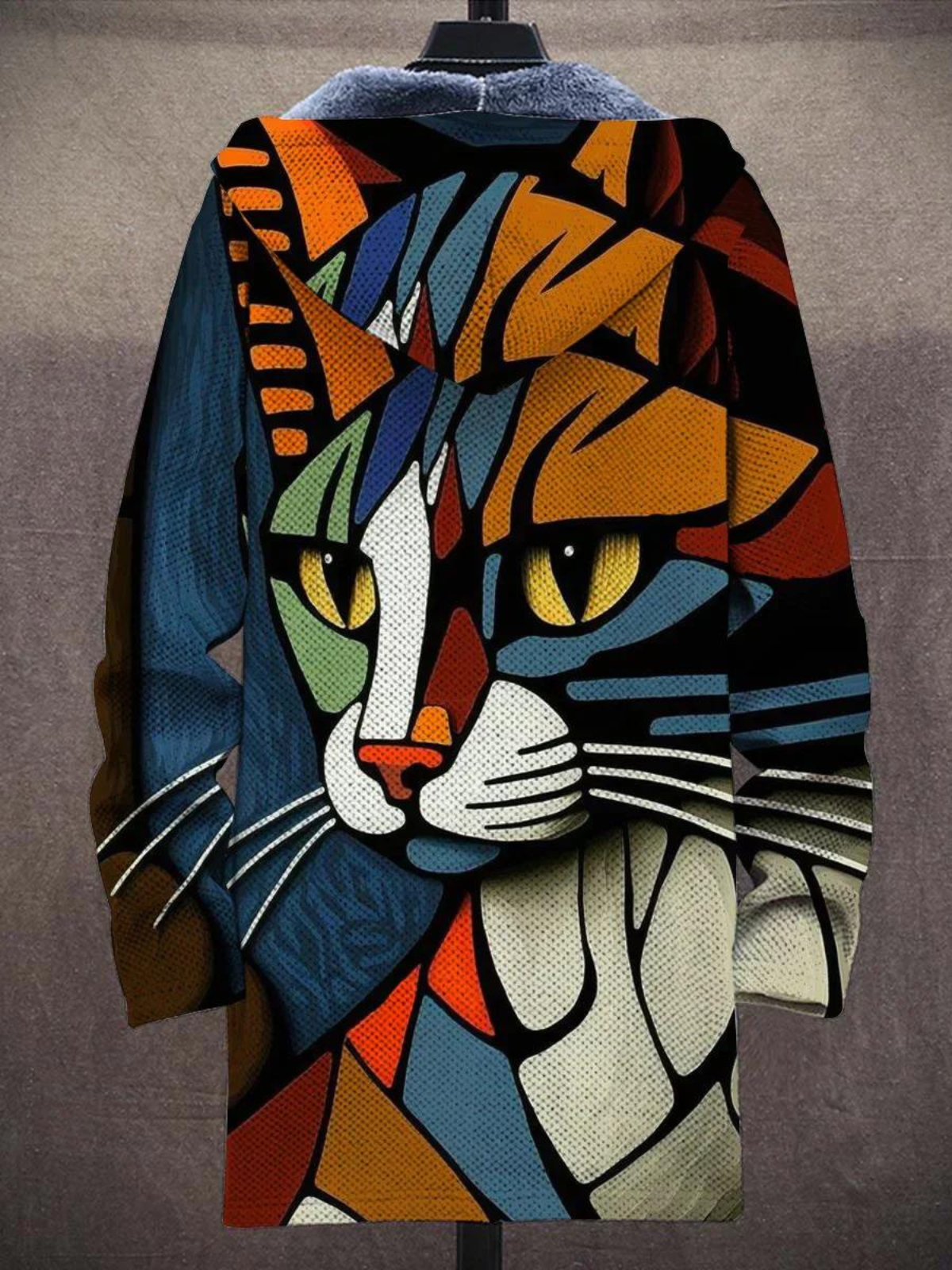 Leiara | Kunstvoll Bedruckte Strickjacke