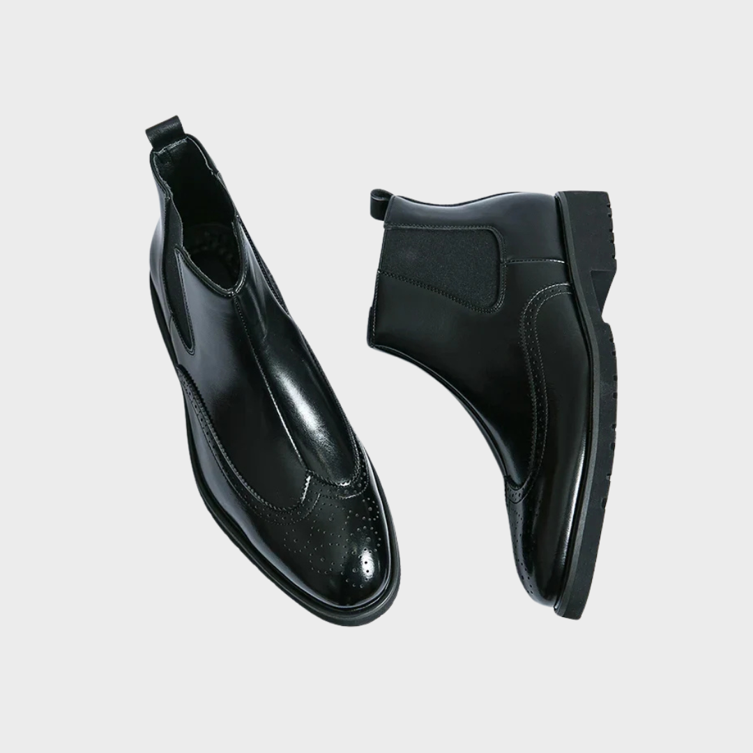 Dwight | Kunstleder-Chelsea-Stiefel