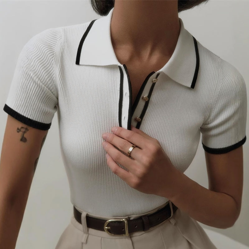 Valentina Rossi Rippstrick-Top