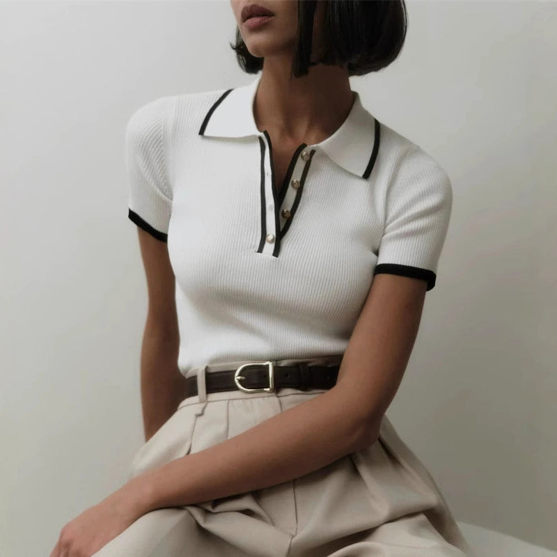Valentina Rossi Rippstrick-Top