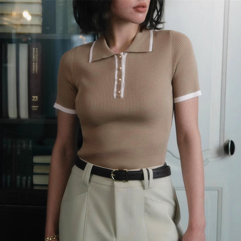 Valentina Rossi Rippstrick-Top