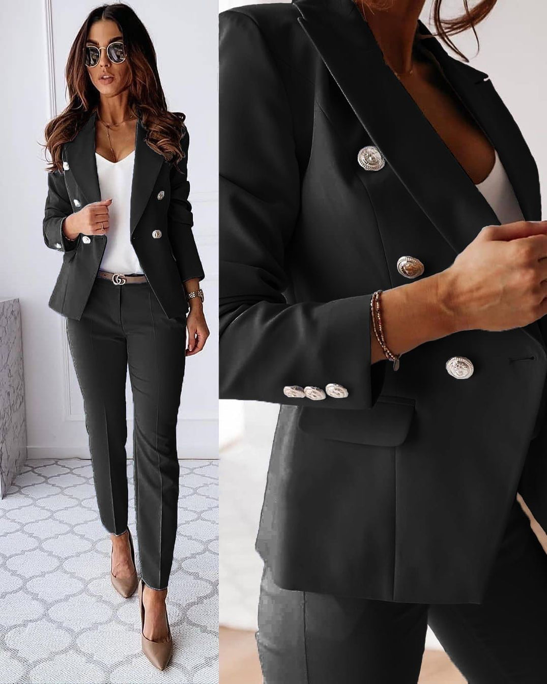 CAROLA | Luxuriöses, stilvolles Blazer-Set