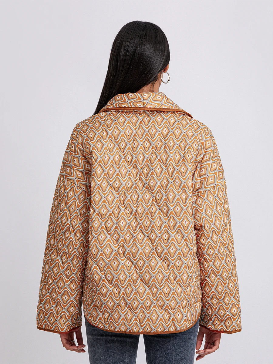 Maya | Gesteppte Wickeljacke
