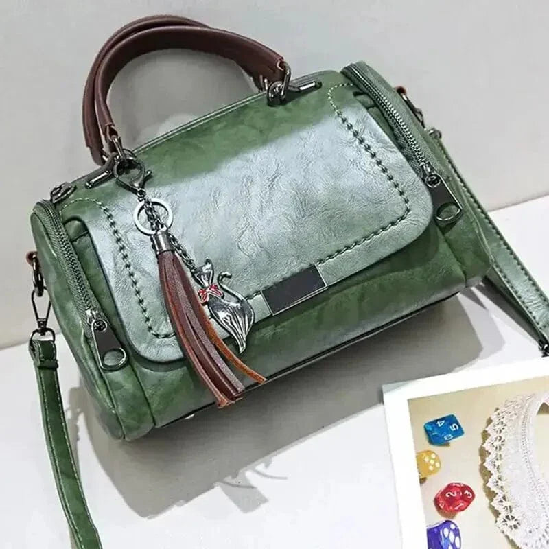 Stella – Leder-Schultertasche