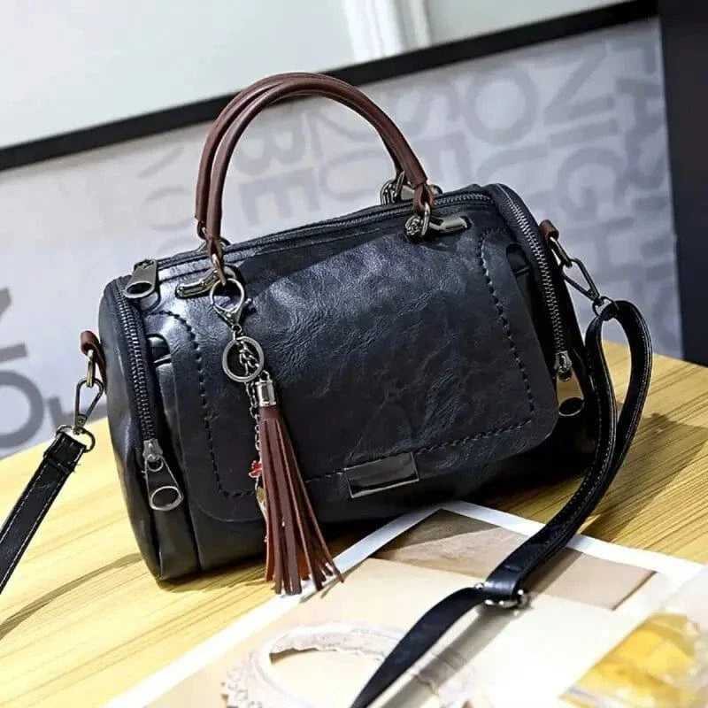 Stella – Leder-Schultertasche