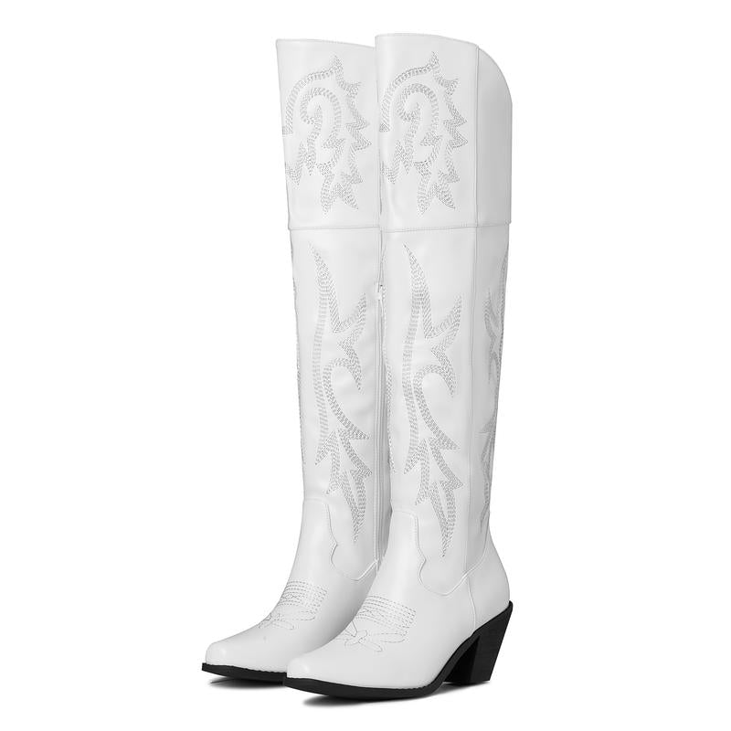 CHEYENNE™ – Klassische Overknee-Cowboystiefel