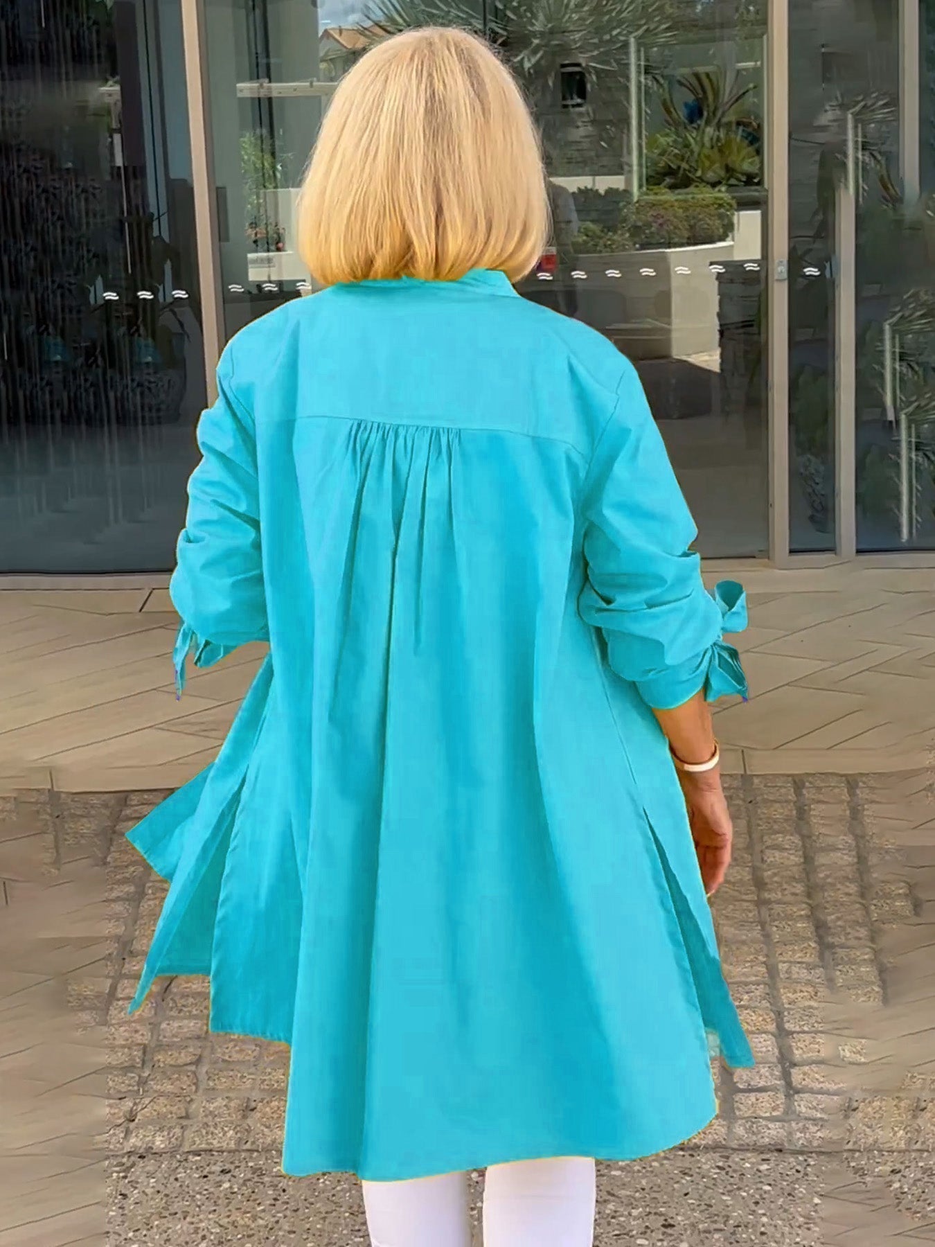 Lucia™ - Tunika-Shirt mit Knopfleiste