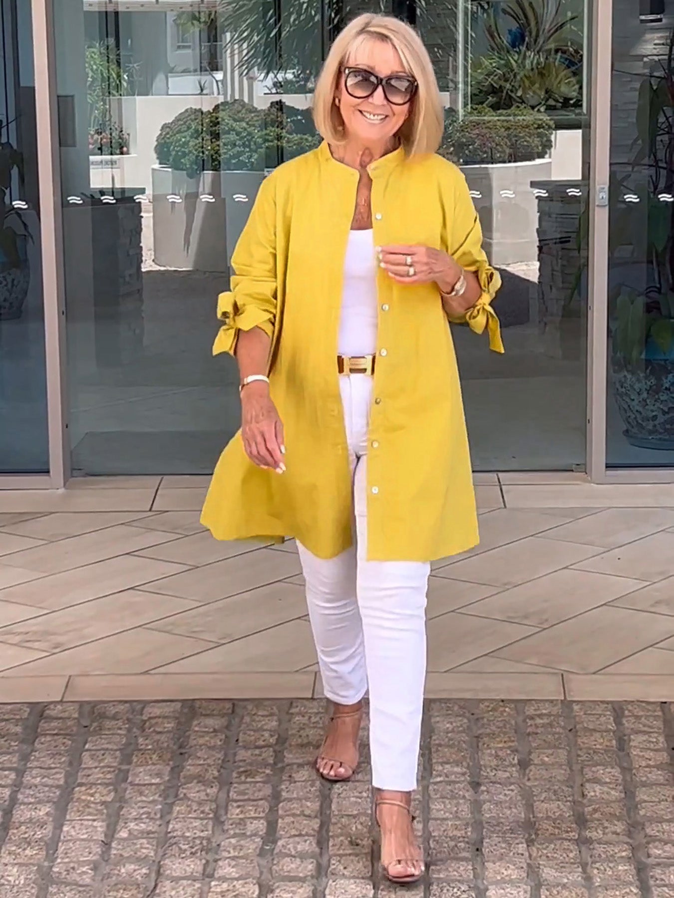 Lucia™ - Tunika-Shirt mit Knopfleiste