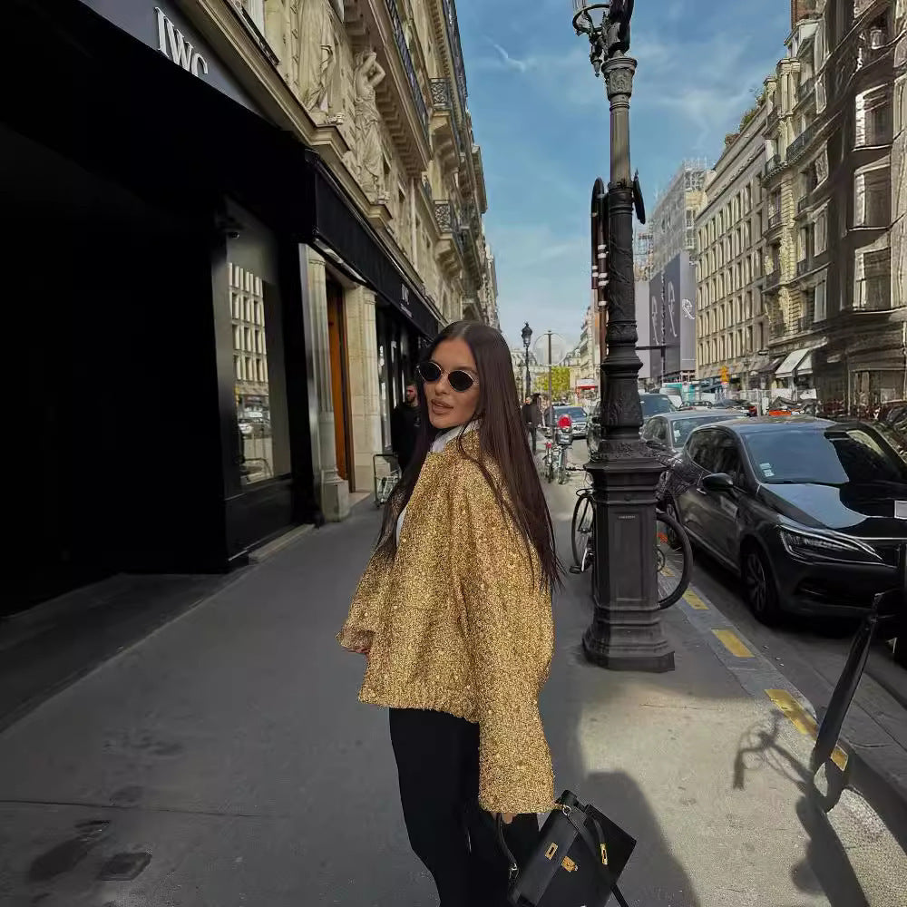 Eva | Jacke mit Perlenrand
