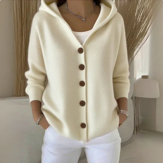 Nylah – Bequeme Langarm-Strickjacke