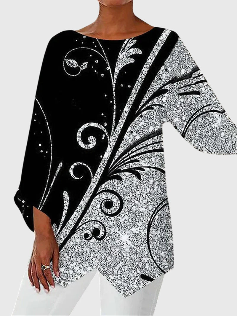 Alayah™ | Elegantes Oberteil Mit Rundhalsausschnitt