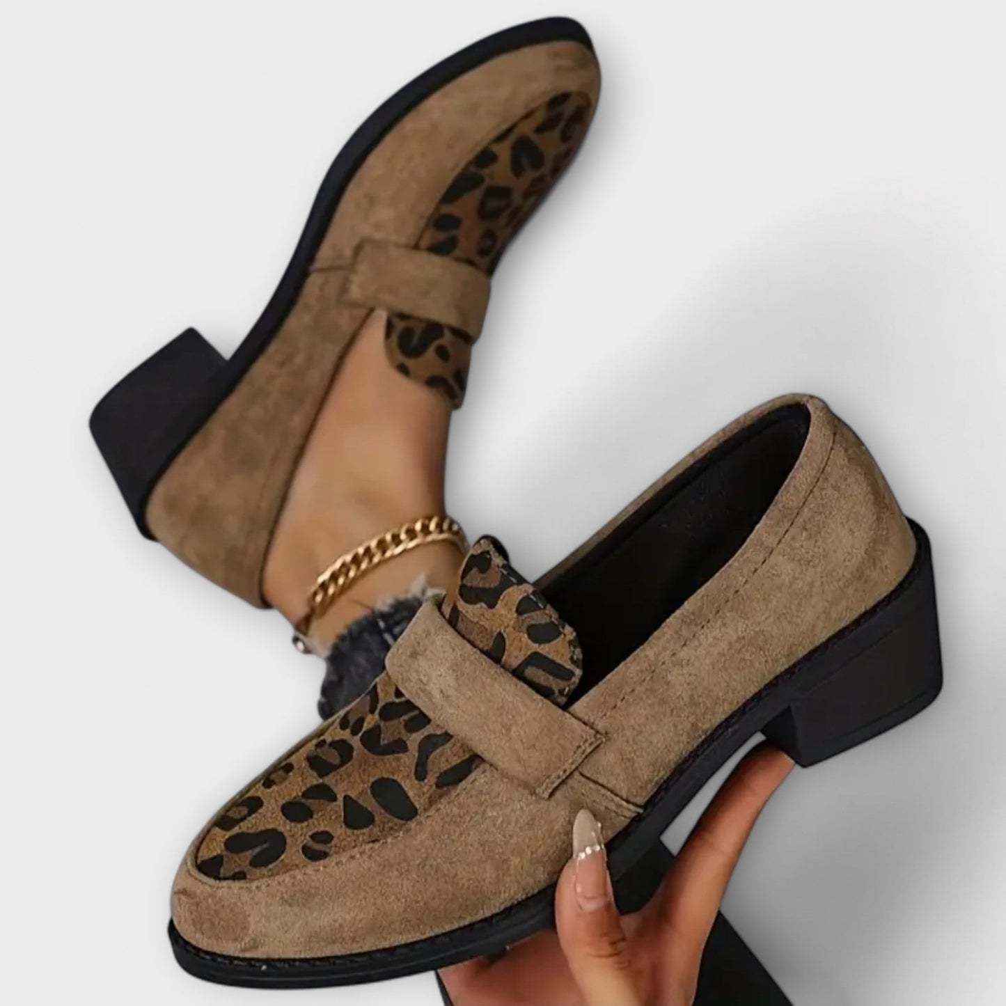 Karla | Elegante Dameschoenen met Luipaardprint
