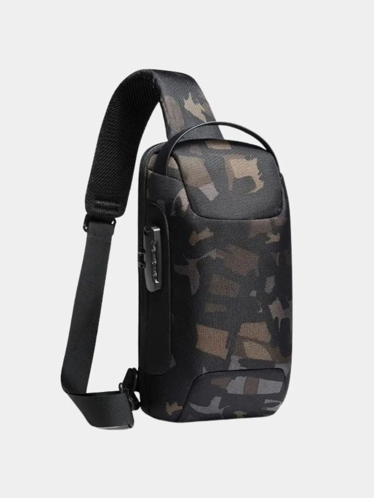 Cross Bag Minimalistische Kompakte Umhängetasche - Kreuz & Krone
