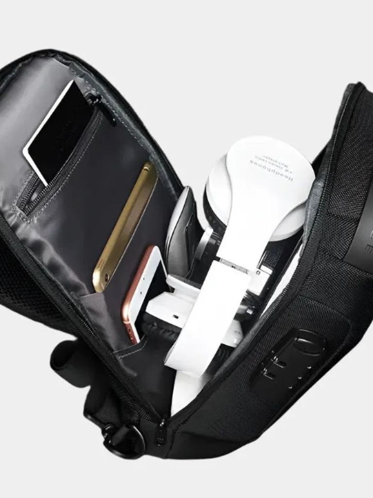 Cross Bag Minimalistische Kompakte Umhängetasche - Kreuz & Krone
