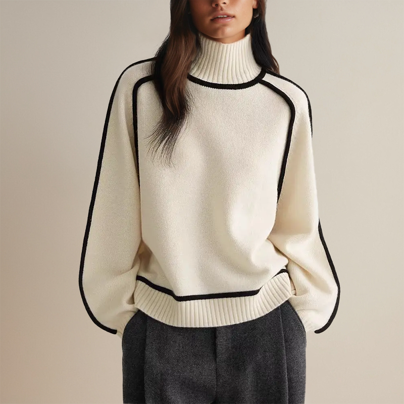 THARAH | Weicher Rollkragenpullover aus Kaschmir