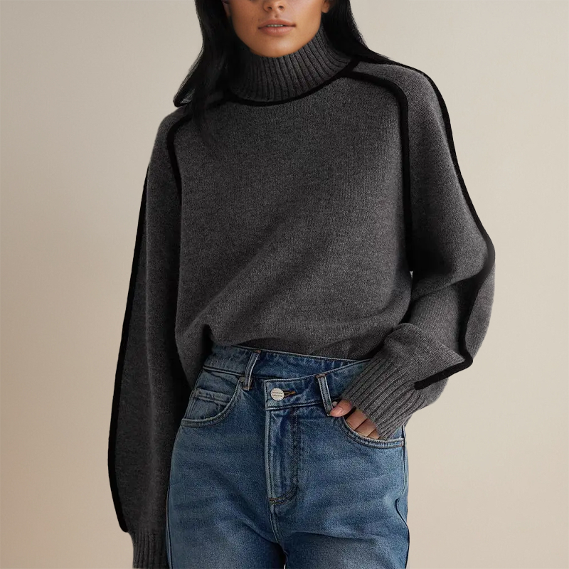 THARAH | Weicher Rollkragenpullover aus Kaschmir
