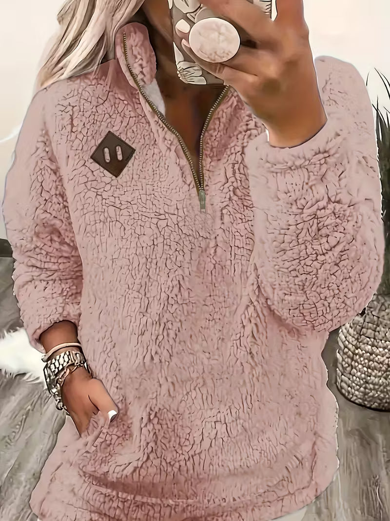 Humera™ | Eleganter Reißverschluss-Pullover+