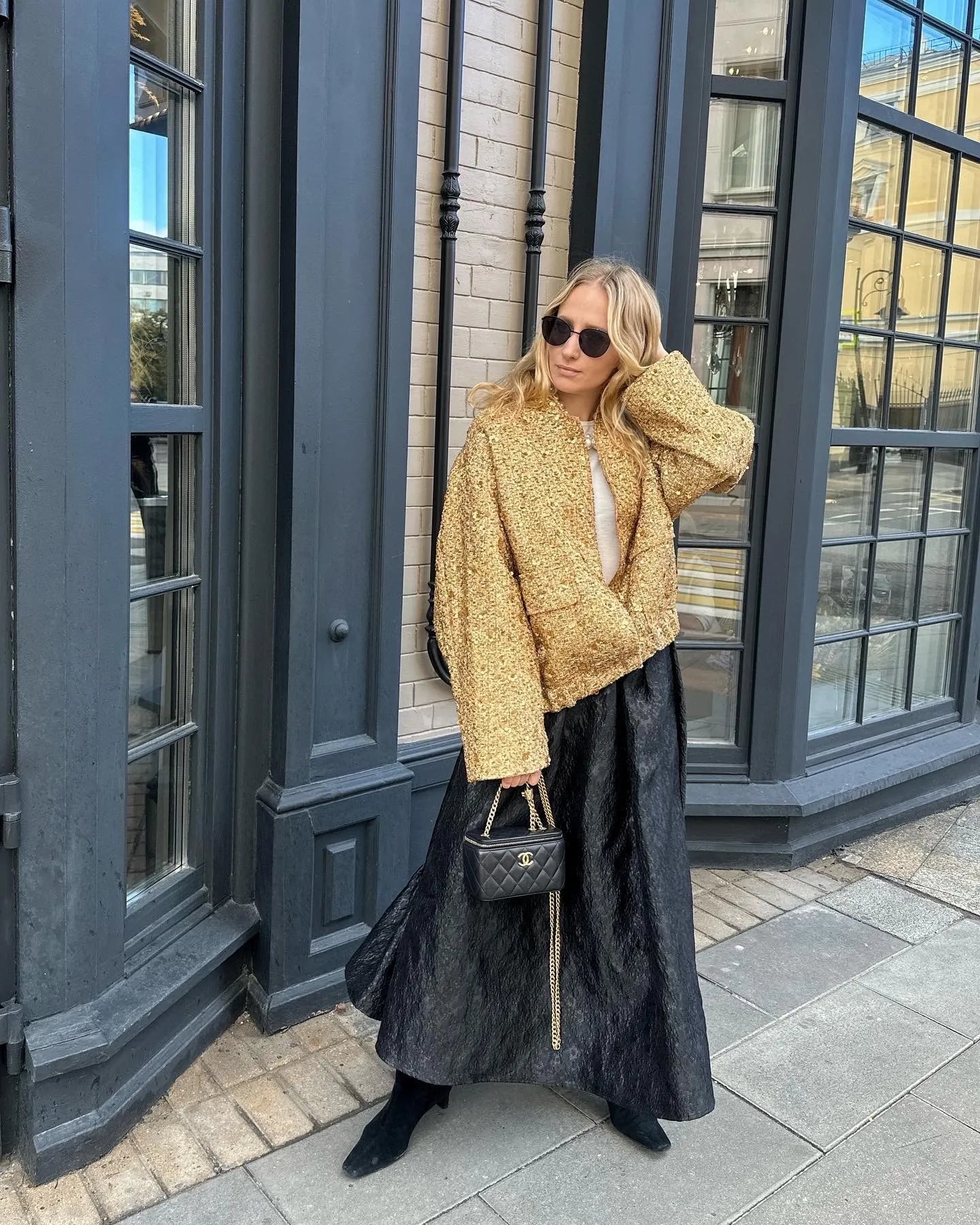 Eva | Jacke mit Perlenrand