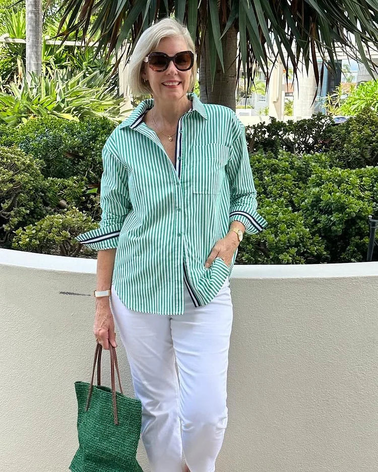 Ellen™ | Gestreiftes Hemd