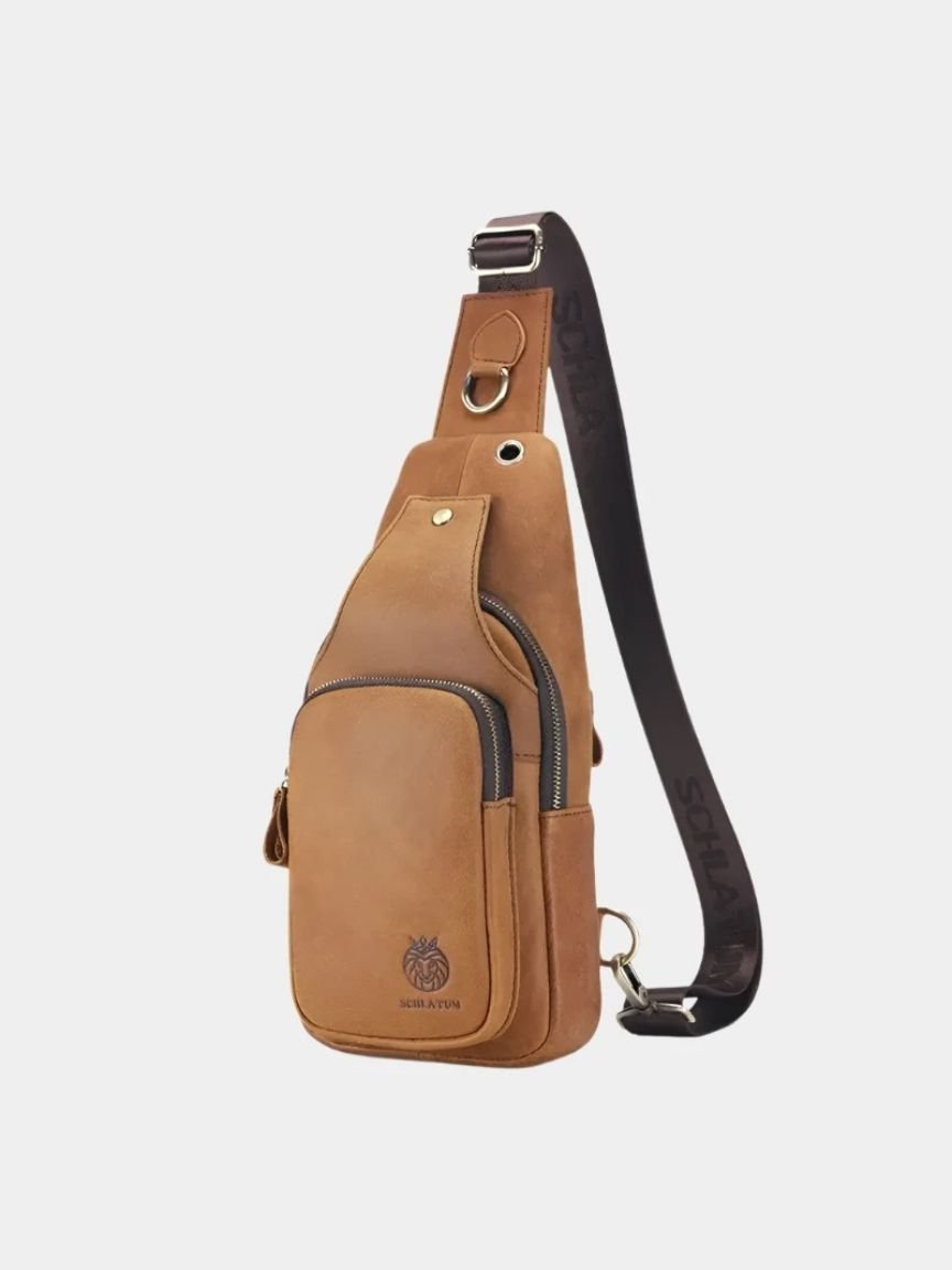 Essentielle Ledertasche - Kreuz & Krone