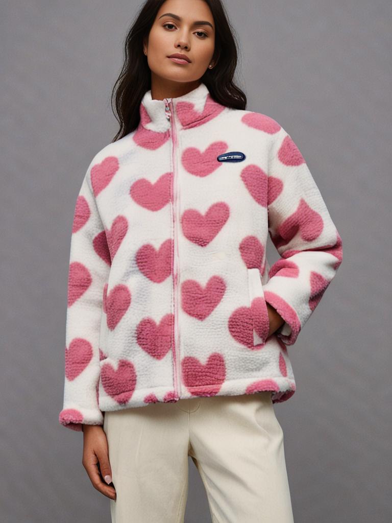 Shaima™ | Wendejacke mit Herzmotiv