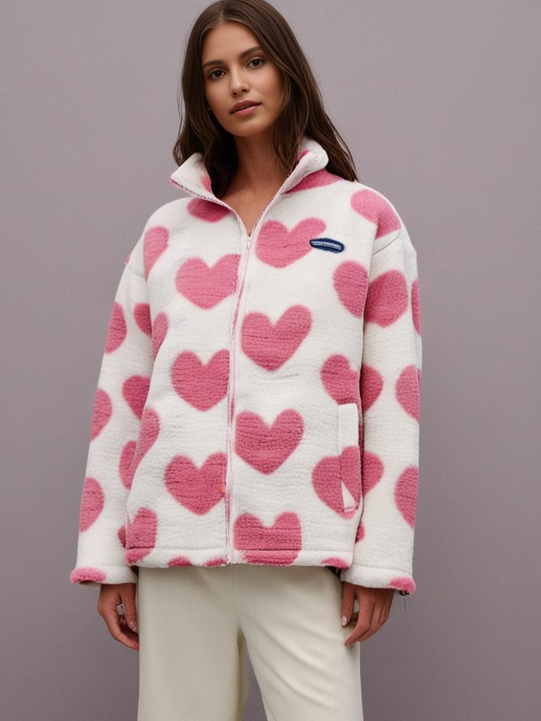 Shaima™ | Wendejacke mit Herzmotiv
