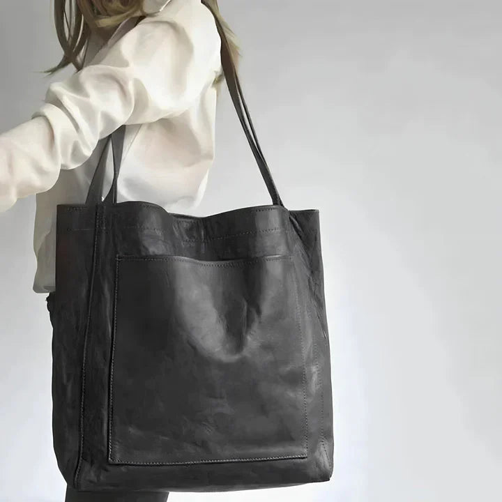 Ella™ | Klassische Leder-Tote
