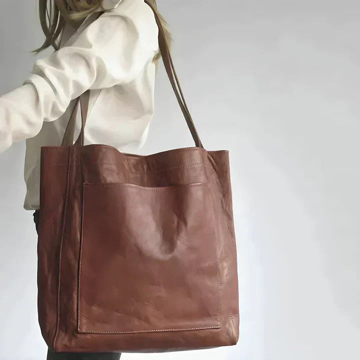 Ella™ | Klassische Leder-Tote