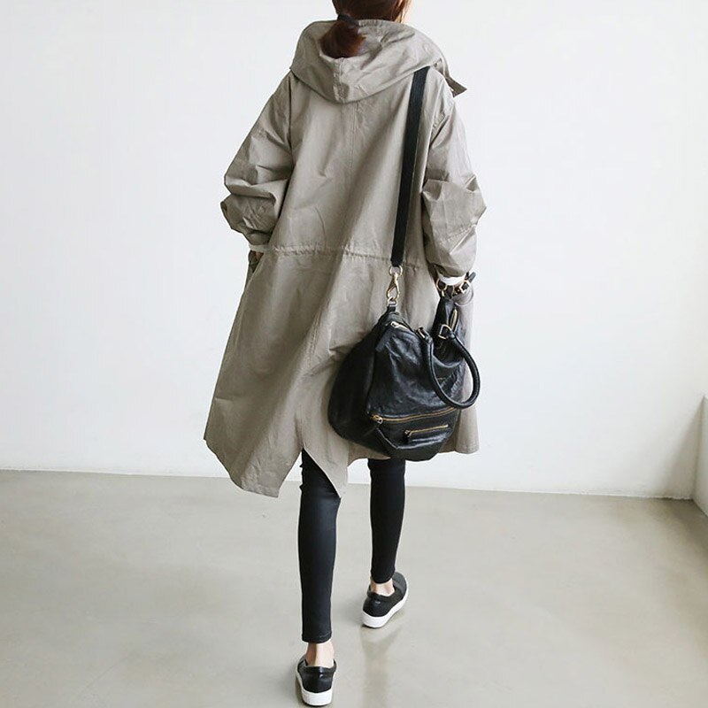 Phoebe | Trenchcoat mit Kapuze
