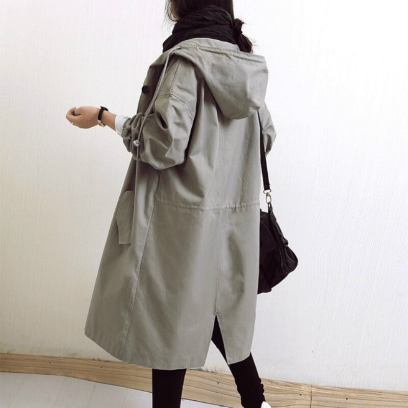 Phoebe | Trenchcoat mit Kapuze