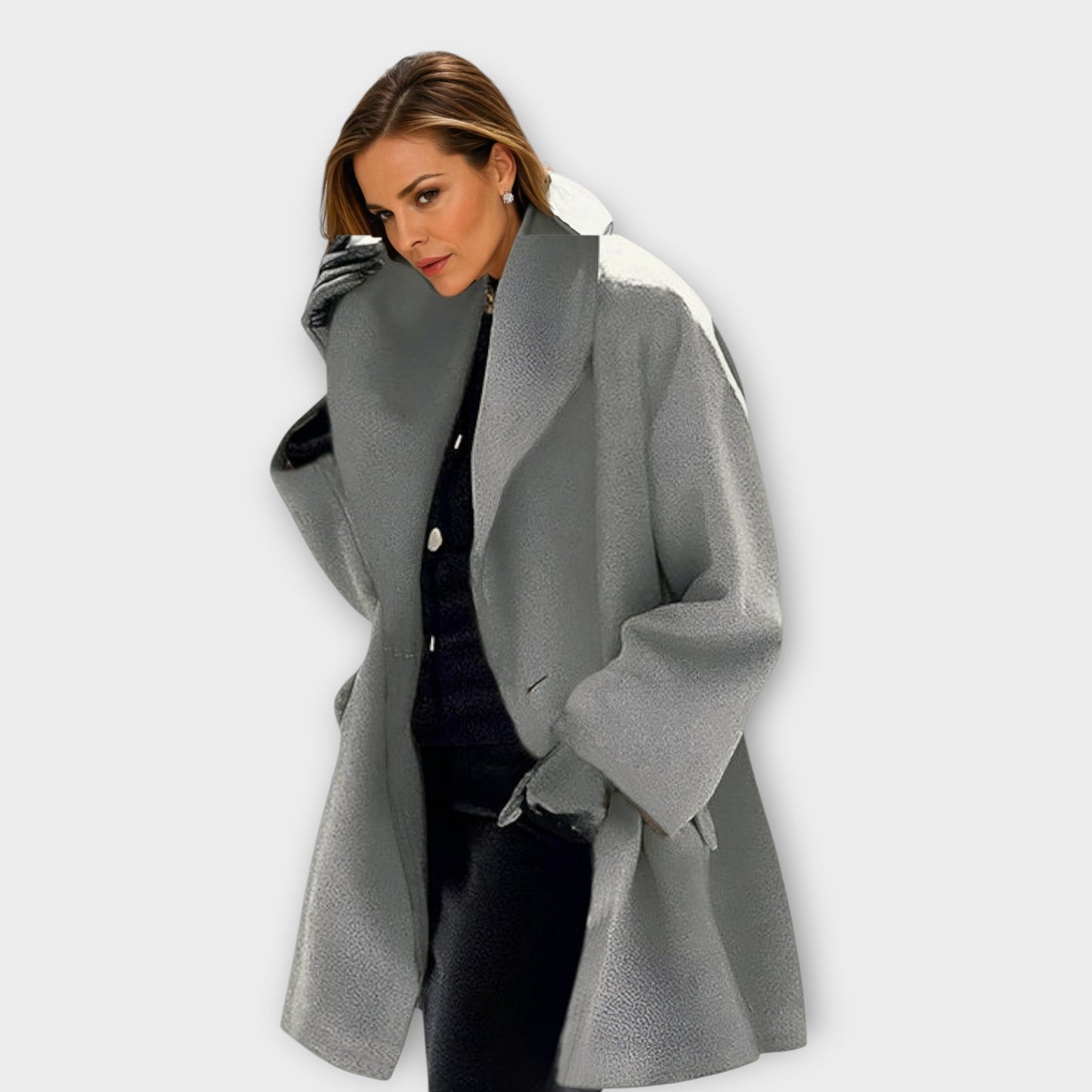 Megan | Windproof Wool Coat
