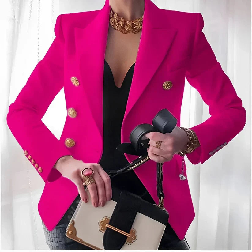 FLORA | Maßgeschneiderter Blazer mit goldenen Knöpfen