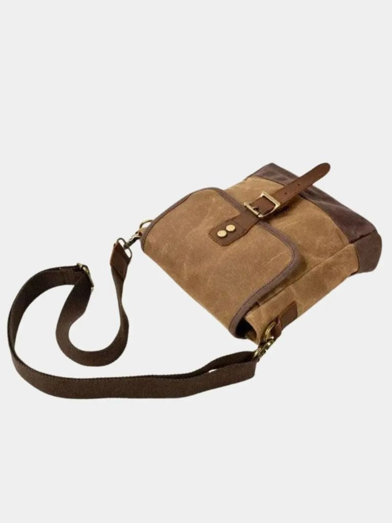 Leder Crossbody Schultertasche - Kreuz & Krone