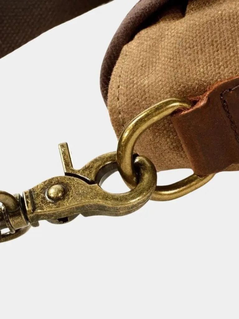 Leder Crossbody Schultertasche - Kreuz & Krone
