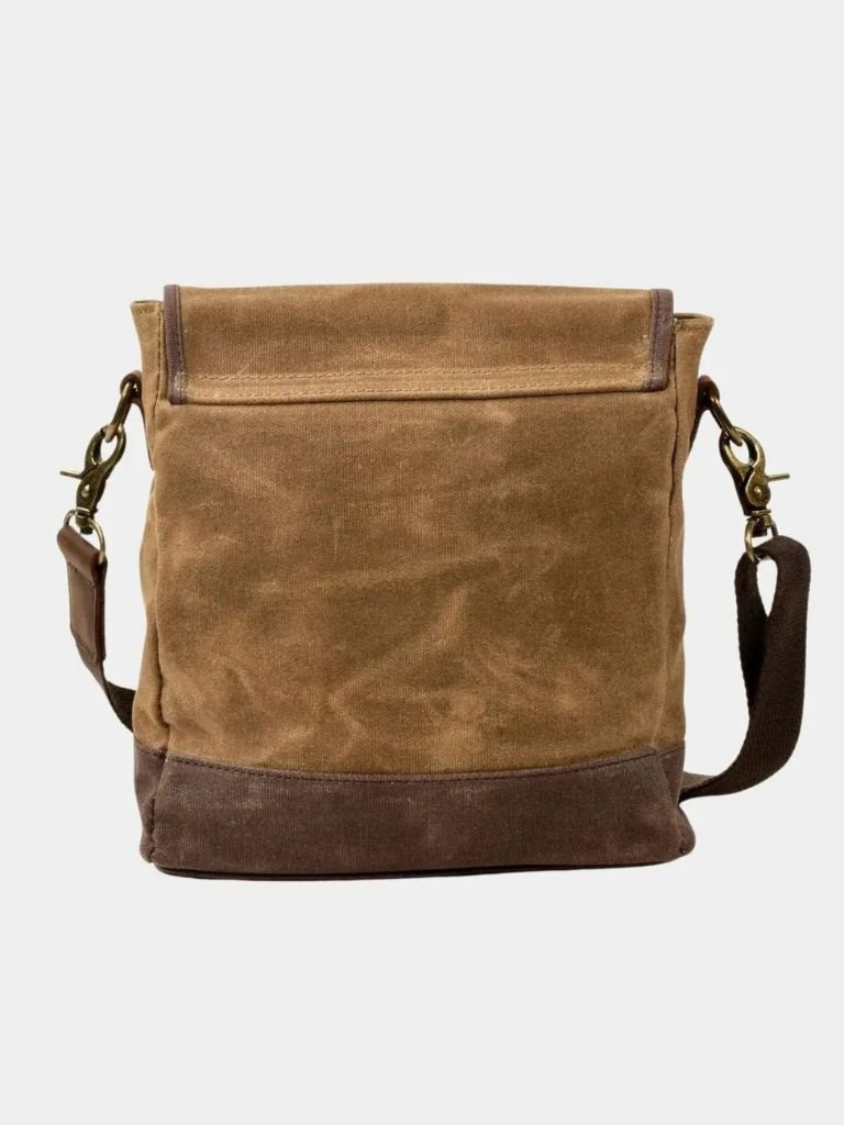 Leder Crossbody Schultertasche - Kreuz & Krone