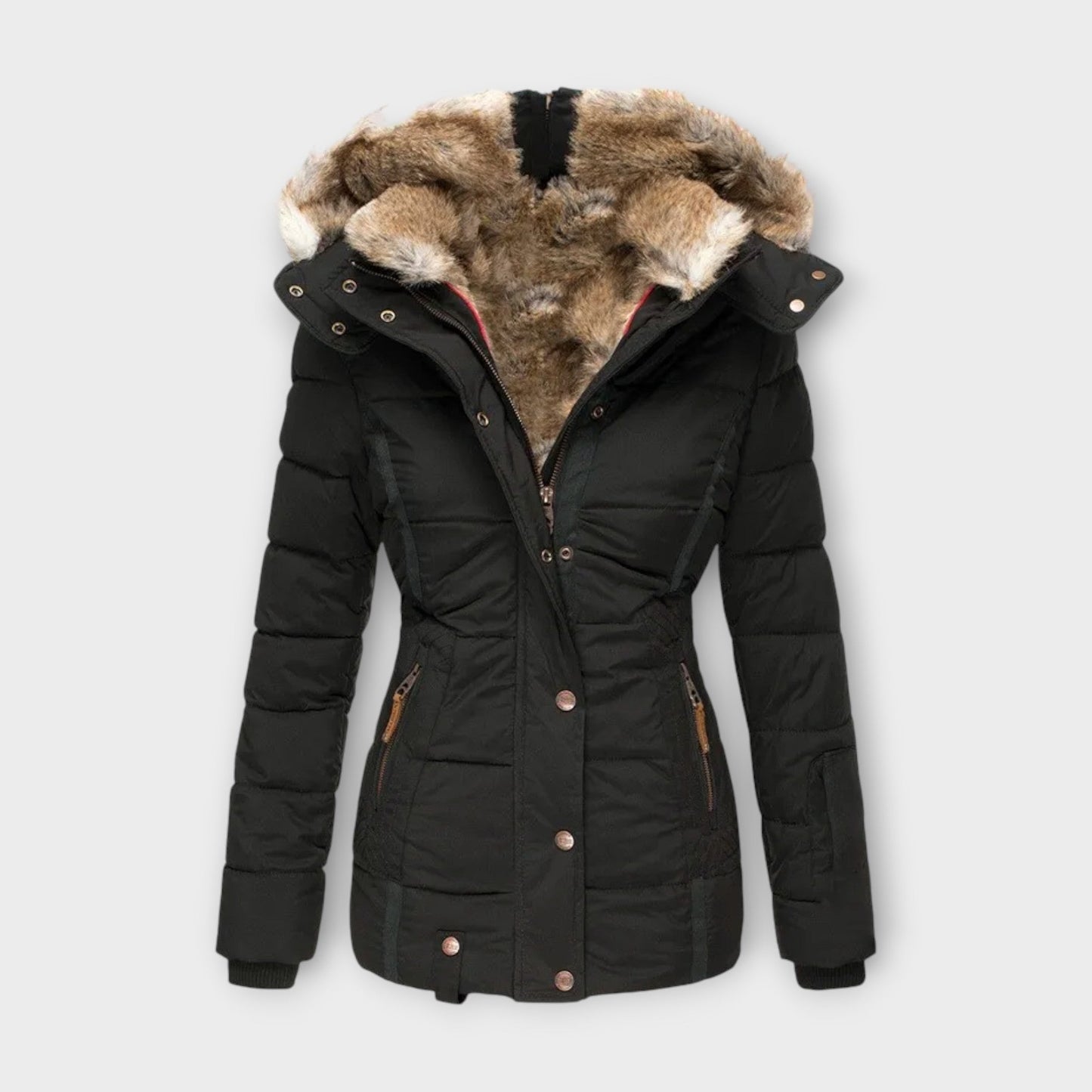 Ava | Elegant Faux Fur Jacket