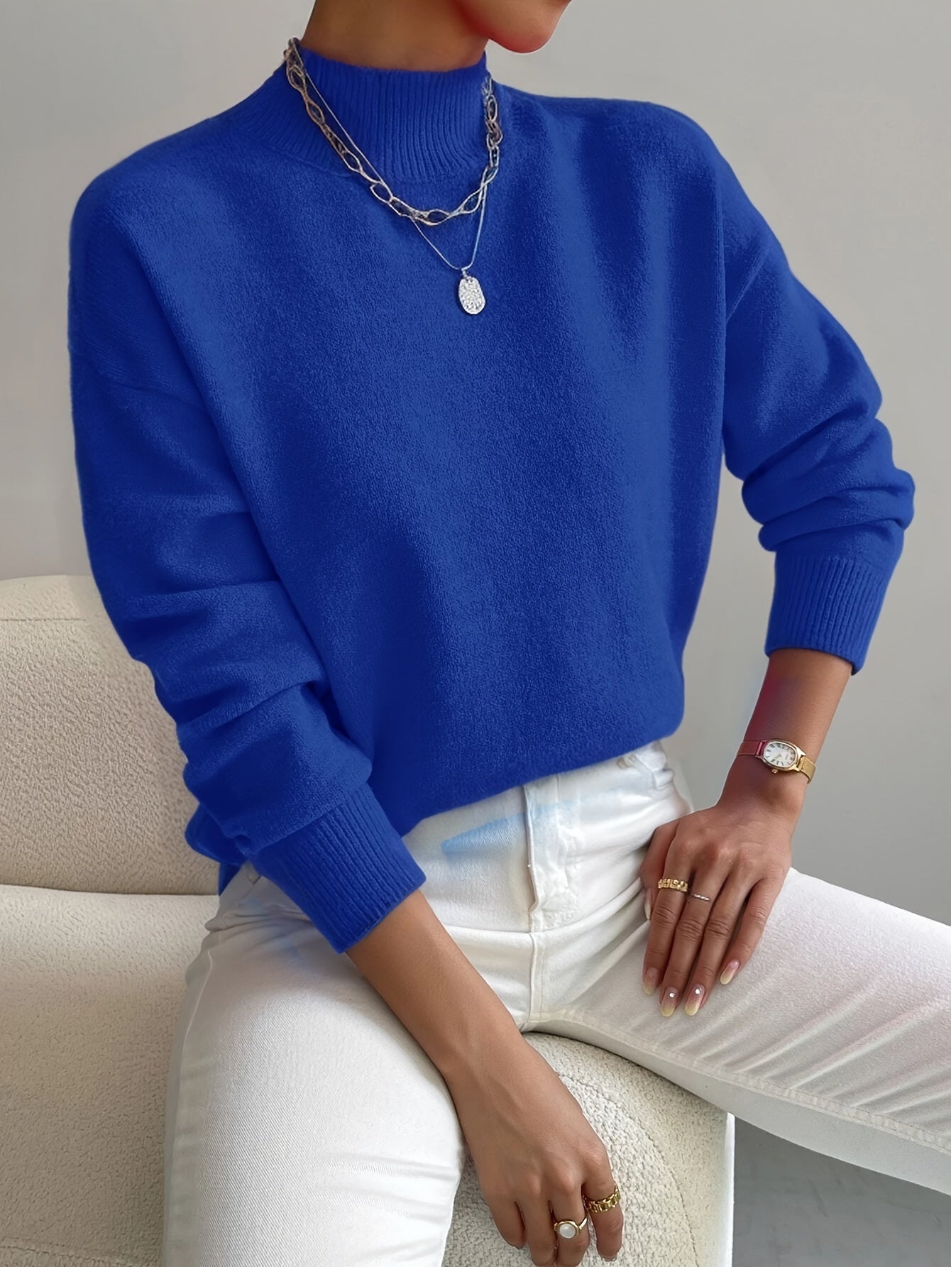 Alexa | Klassischer Rollkragenpullover