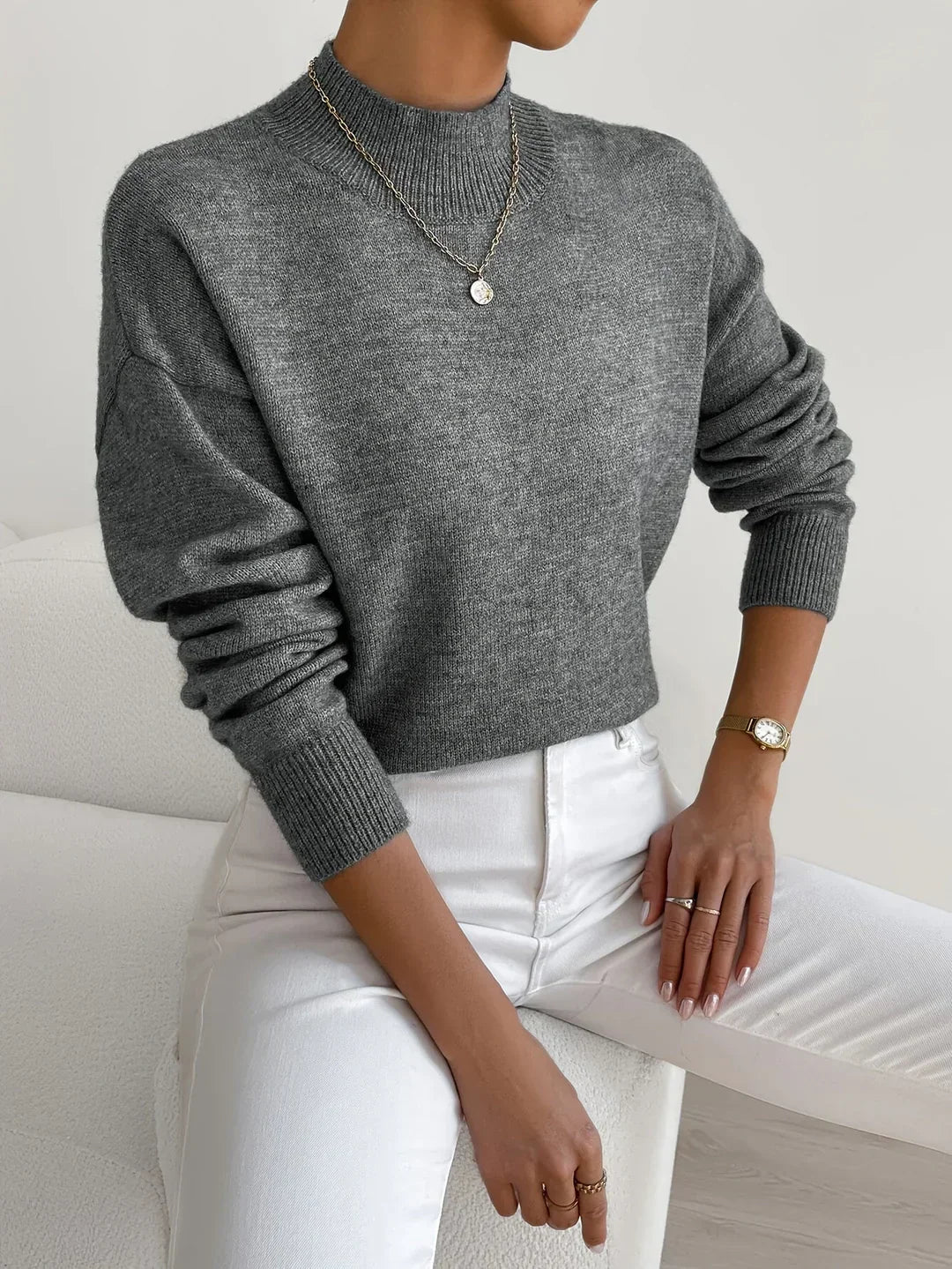 Alexa | Klassischer Rollkragenpullover