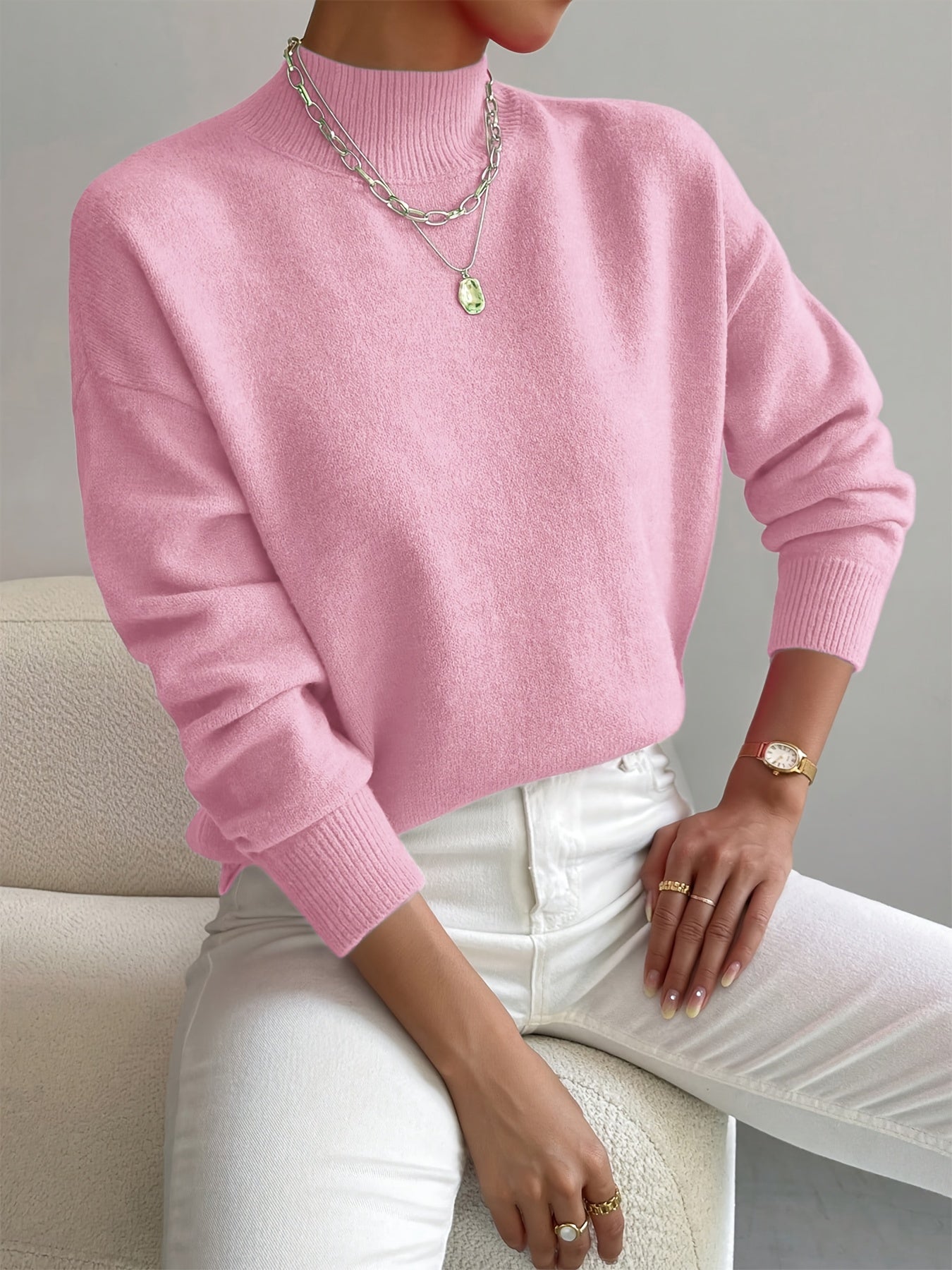 Alexa | Klassischer Rollkragenpullover