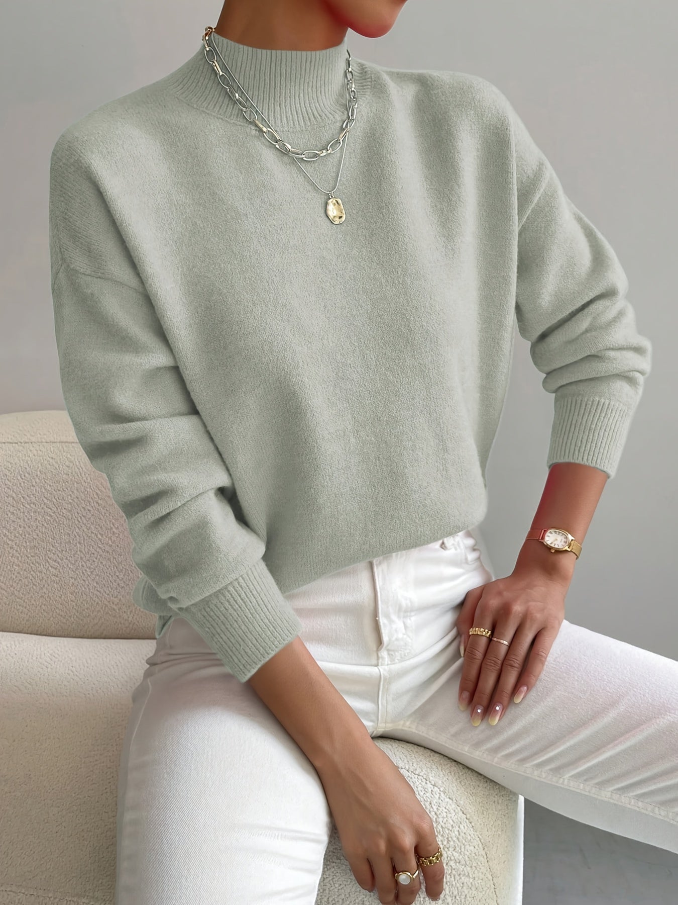 Alexa | Klassischer Rollkragenpullover