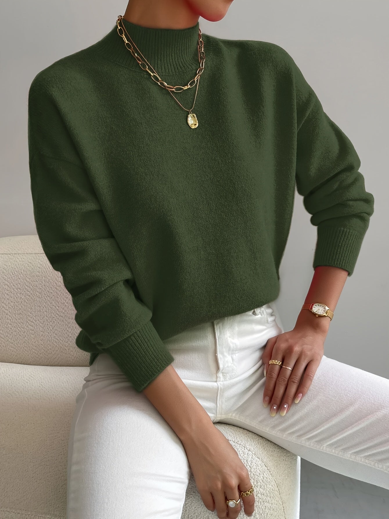 Alexa | Klassischer Rollkragenpullover
